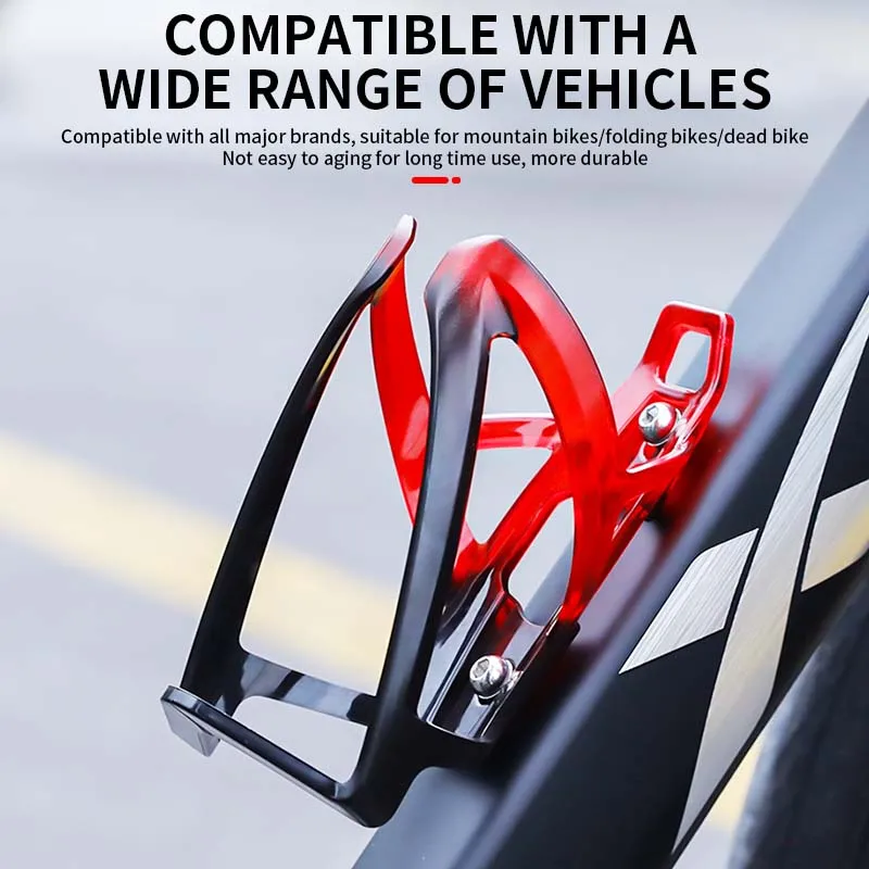 Universal Double Color Plastic Bike Water Bottle Cage Bicycle Water Bottle Cup Holder for Bike