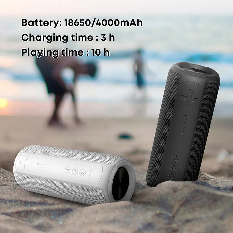  Высококачественная Водонепроницаемая Bluetooth-Колонка 20 Вт беспроводная стереоколонка премиум-класса портативная для