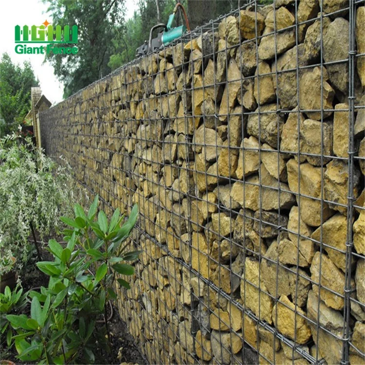 Customized Easy Installation Welded Gabion Box/Stone Cages Retaining Wall Prices