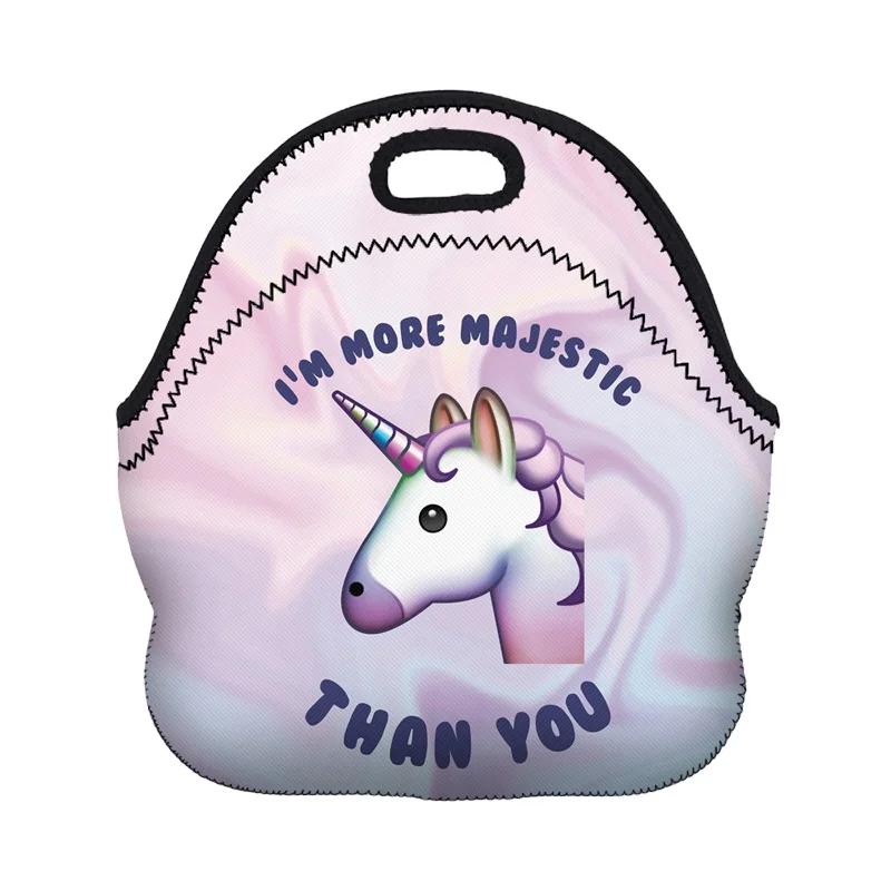 Top selling Personality reusable light weight sublimation lunch bag