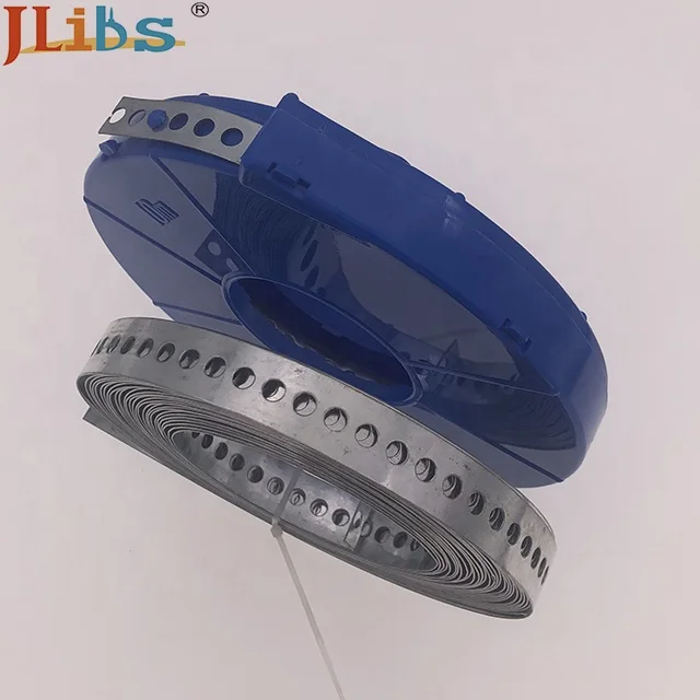
GalvGalvanized Perforated Strip Straight perforated metal strips fixing banding 