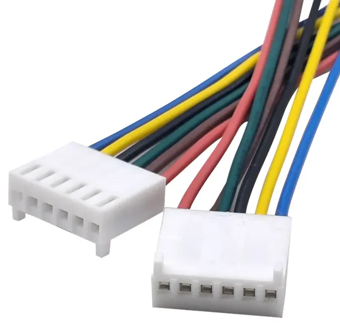 Custom Cheap Wiring Harness 6Pin Molex 2.54mm Pitch Connector Electronic Cable Assembly Wire Harness