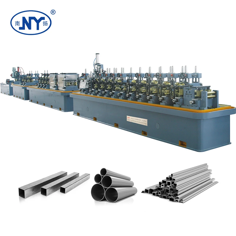 Nanyang factory customized high frequency precise erw tube mill pipe making machine ss pipe tube mill line