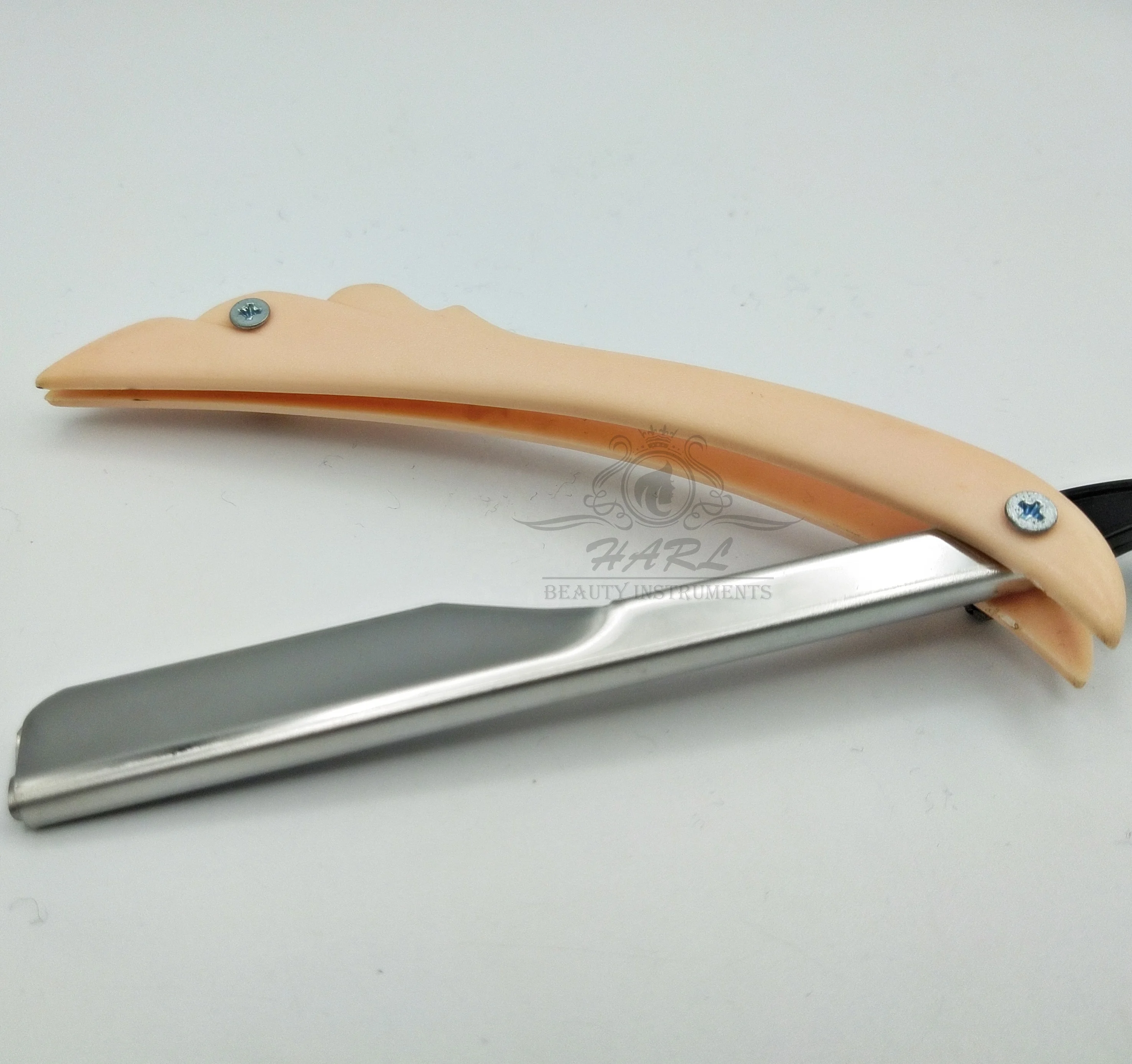 Blade Replaceable Barber Safety Razor Plastic Stainless Steel Handle Straight Shaving Razor Men Wet Shaving Products Single