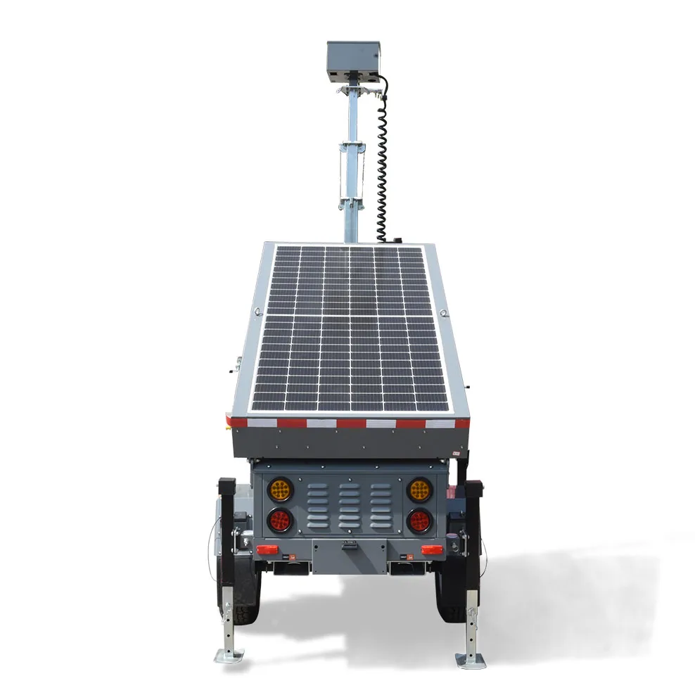 Silent Mobile surveillance trailer without Camera
