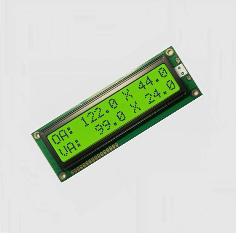 3 дня выполнения 16x2 символ lcd 122x44 мм 16x2 черный на желтый зеленый ЖК-модуль 16x2 большой lcm Тип символа cob