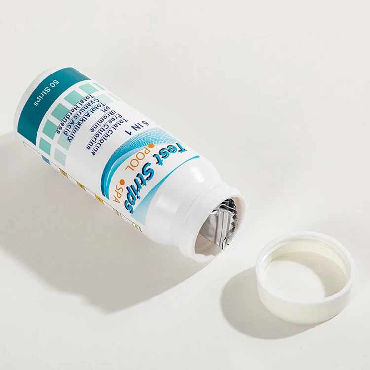 Hot sale 6 IN 1 PH test strips water PH test paper swimming pool test strips