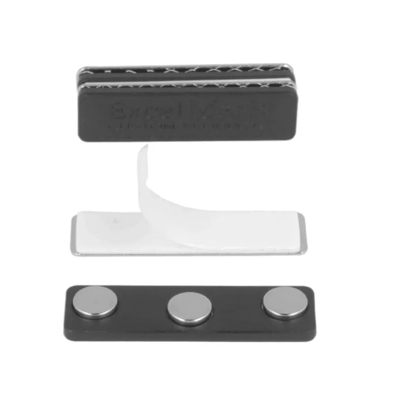 customized small tags magnet name badges on employee chest