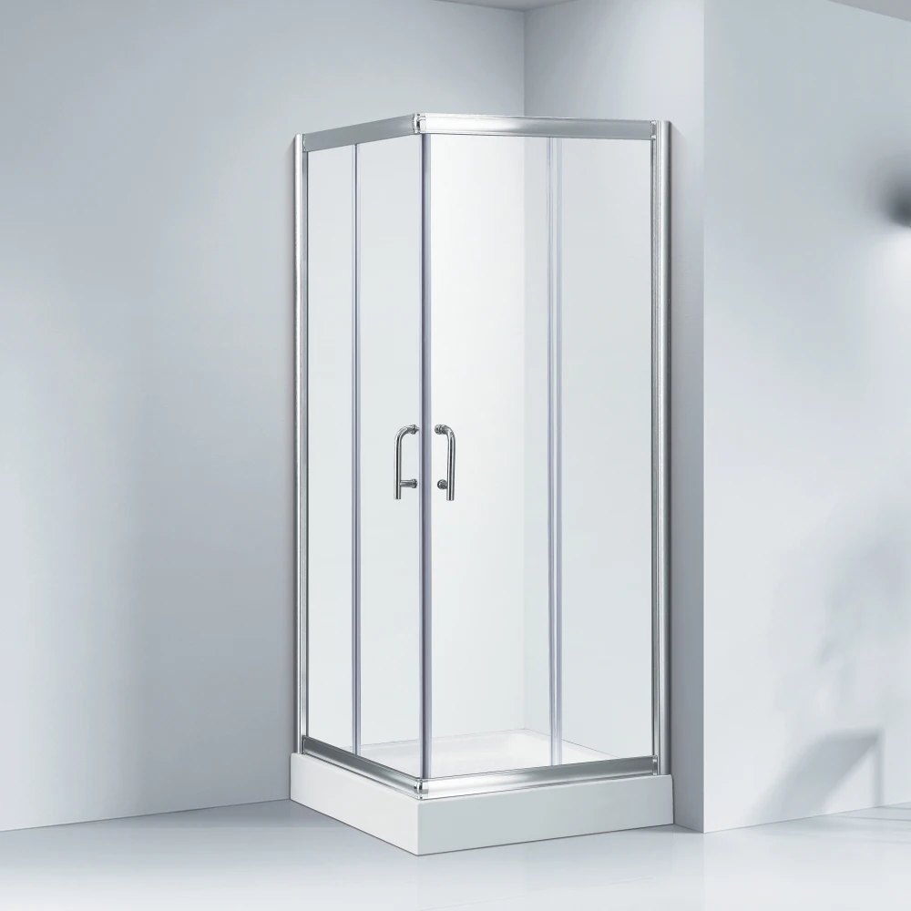 Hotel glass shower doors bathroom casement tempered glass door shower cabin