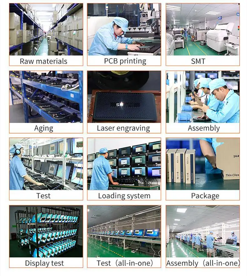 Cheap Thin Client FL120 A20 Dual Core 1.2GHz 4GB Flash Linux Wins10 Mini Thin Client PC For Multiple Users