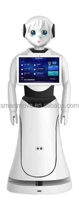 Popular Smart AI Service Robot 31KG ABS Material Android Control Welcome Guiding Robot Condition Used