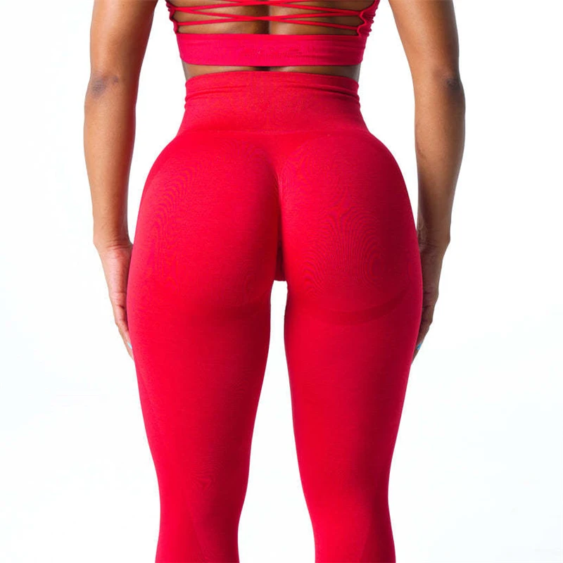 wholesale women bum scrunch leggings logo tad customize sports leggings push up gym polyamide elastane leggings