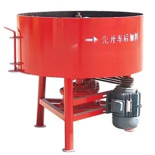 Plastic Raw Material Mixer Auto Feeder Electric Castable Refractory 350L Concrete Pan Mixer