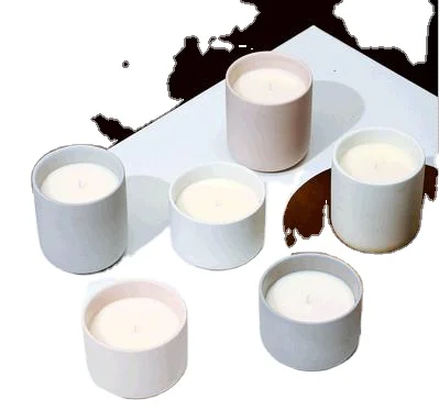 
Wholesale Ceramic Candle Holder Jars Matte With Lid custom log Wedding Home Room Garden Decoration Tabletop Factory decorative 