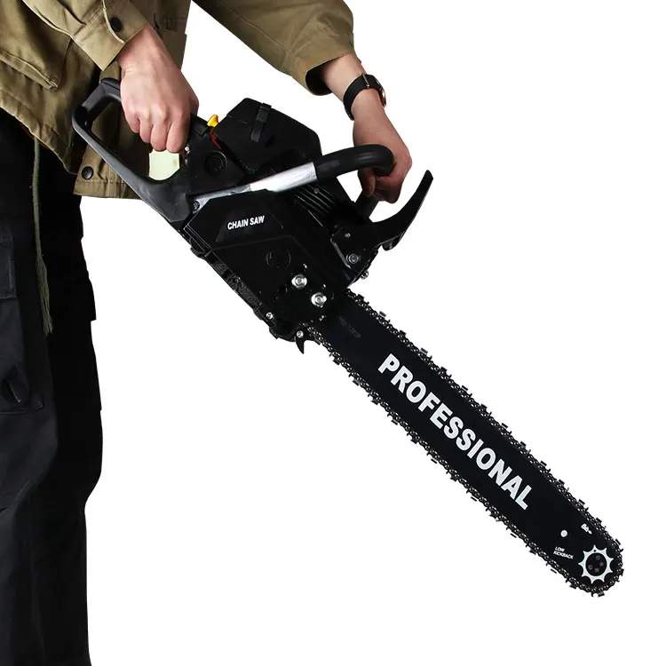 High Performance 8500rpm Professional Fuel Chain Saw Wood Cutting Machine