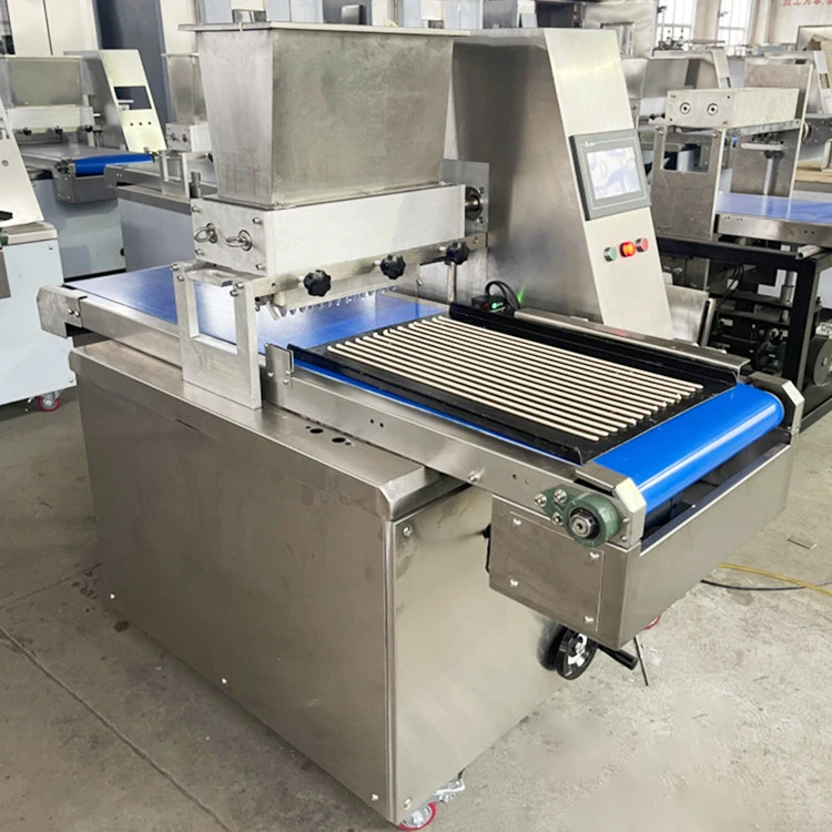 Cookies Biscuits Production Line Puff Macarons Sandwich Pastry Depositor Cheese Stick Machine Bakery Dough Mixer Rotary Oven