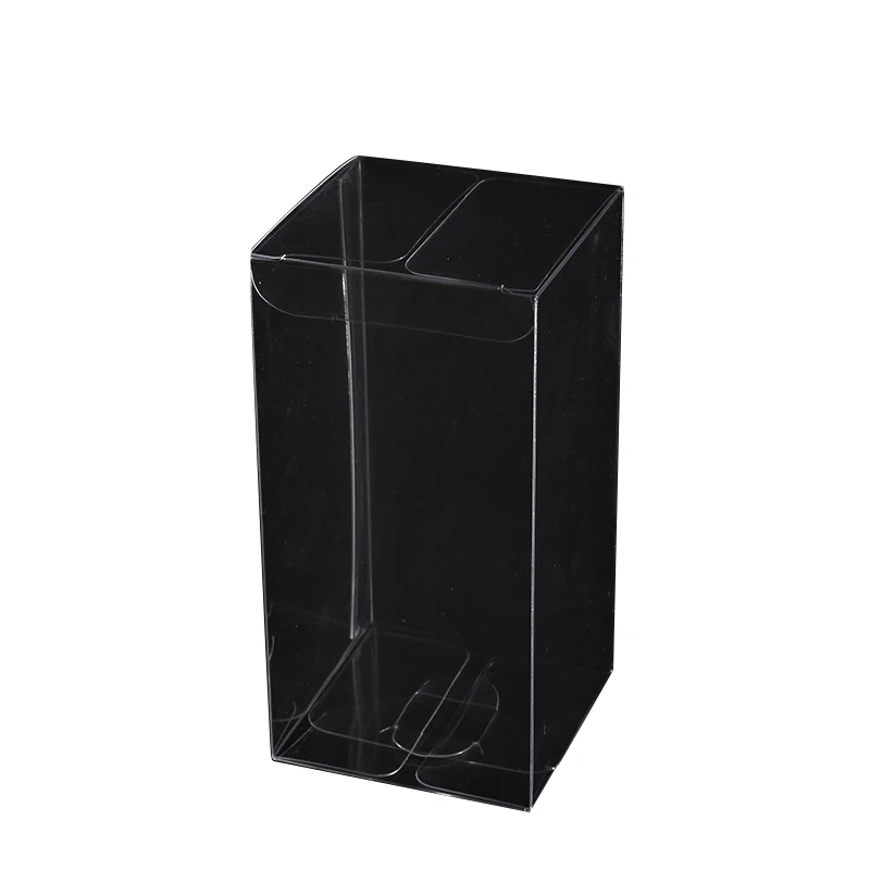 Wholesale custom soft wire self-locking bottom pvc pet pp transparent plastic packaging box