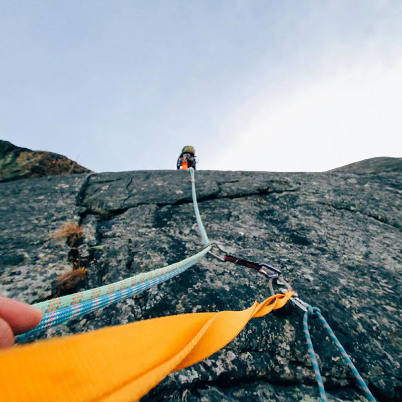 Outdoor Climbing Rope Rock Climbing Polyester wear-resisting Safety Rope Life-saving Downhill Static Rope