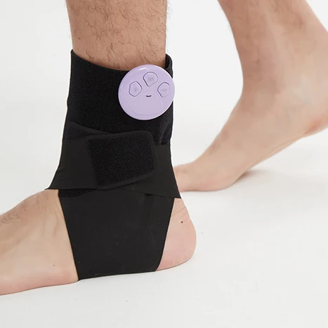 ankle support With electro stimulation for pain relief