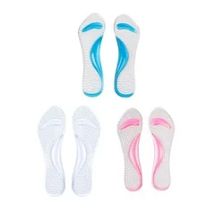 Factory cheap selling women shoes removable pu gel insole high heel gel pads