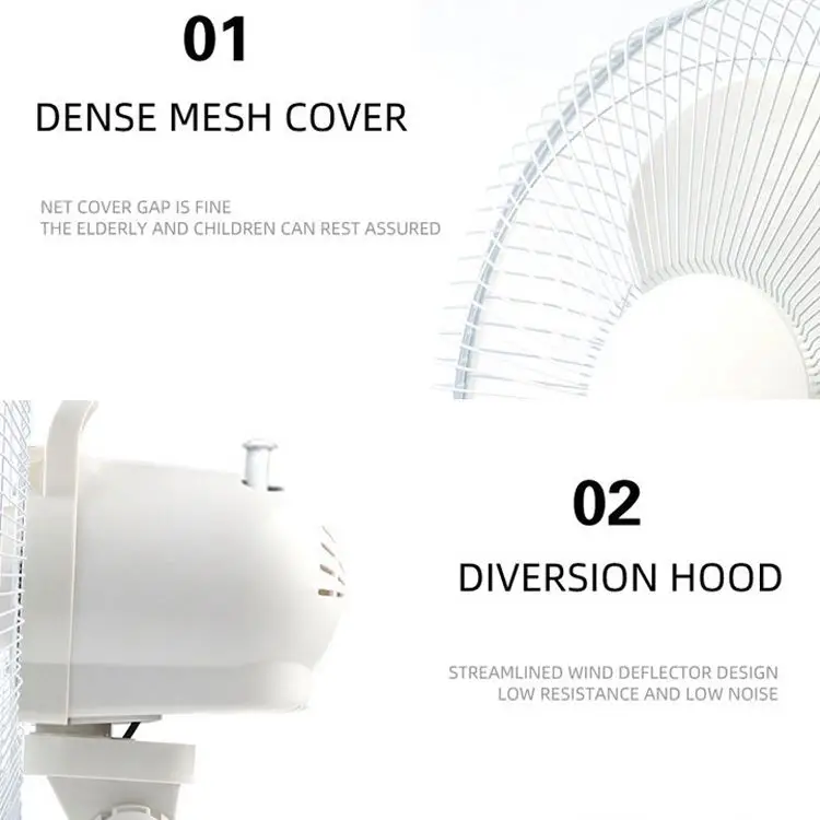 New Table Fan Energy, 12 Inch Emergency Fan Solar Lamp With Charger Solar Desk Fan Rechargeable/