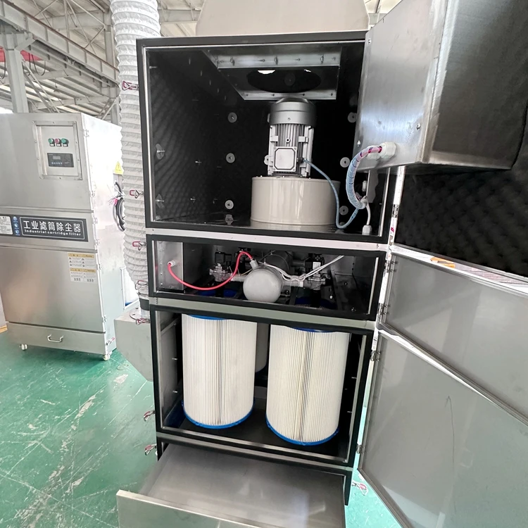 self cleaning industrial welding fume smoke collector purifier extractor