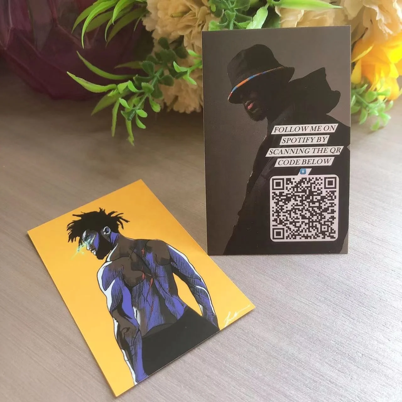 High Quality Custom Printing Paper Thank You Card For Your Purchase Make Qr Code Business Cards/Postcard/Greeting Card