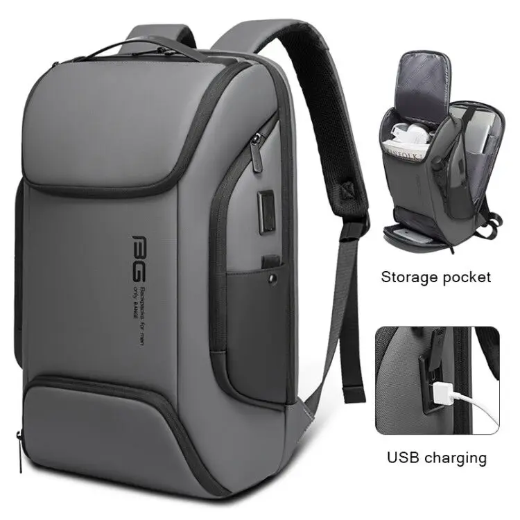 2021 bange new design factory business polyester usb charging wholesale custom men travel waterproof laptop school backpacks bag