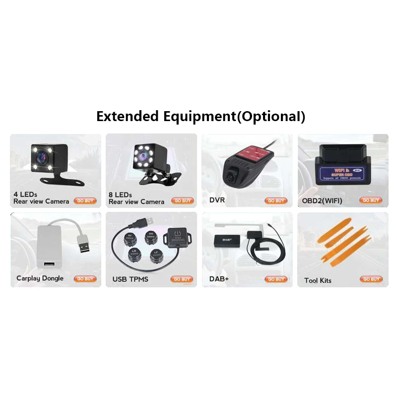 9 inch Touch Screen universal 2 din android Radio Stereo multimedia player gps navigation carplay For FIAT 500 500l 500x 126 131