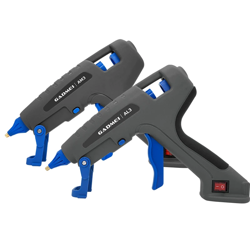 Diy tools glue gun 20w 40w 100 watts 200w set holder hot melt glue gun and hot glue sticks 11 mm 7mm