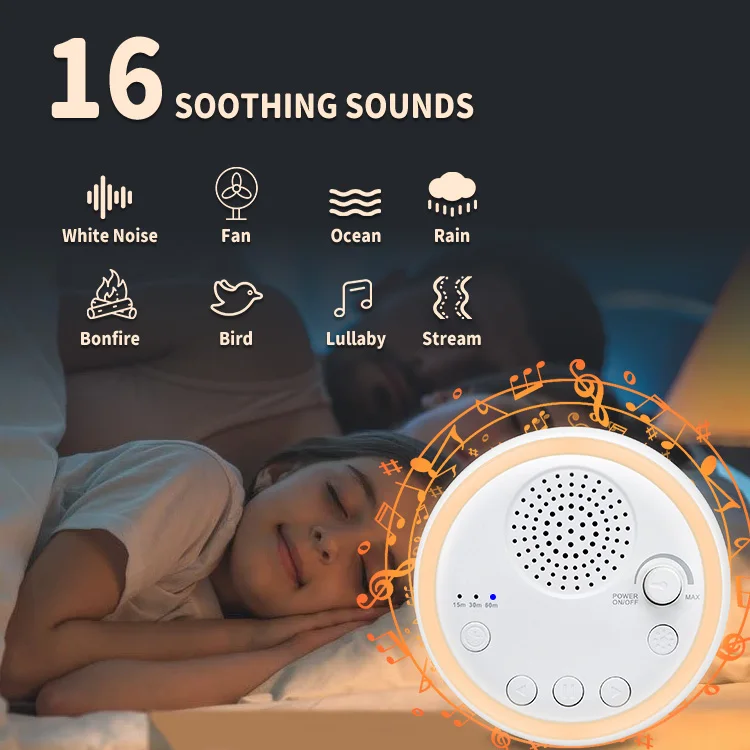 Baby sleep sound aid machine Night Light Music box Machine white noise machine baby