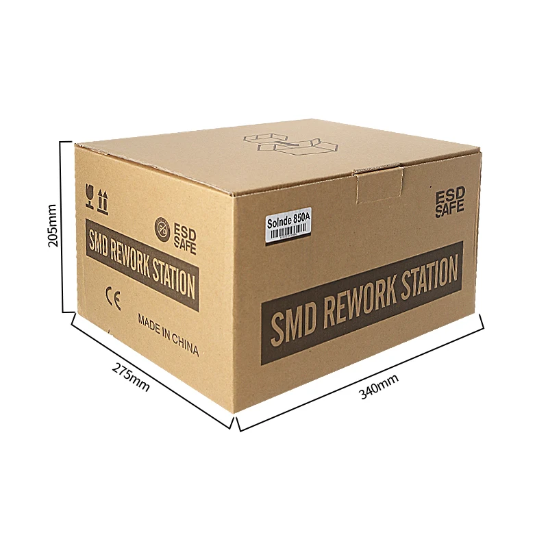 850A heissluftstation estacion de calor y soldadura Hot Air SMD Rework Digital Desoldering And Soldering Station