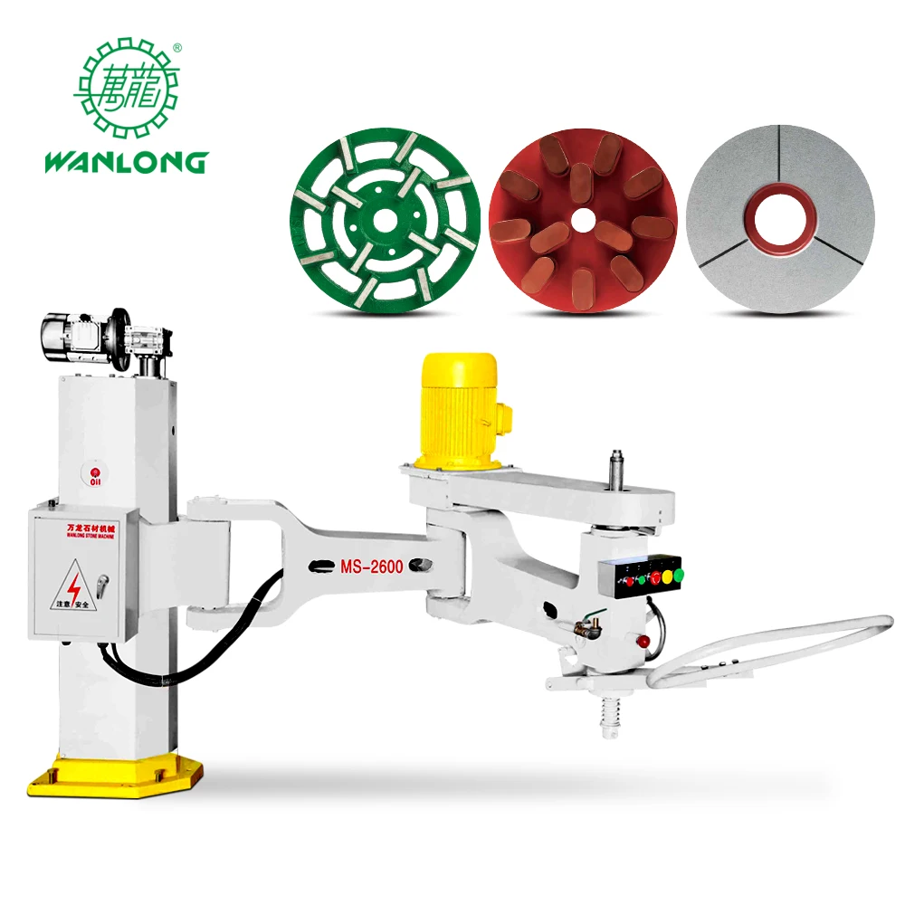 Automatic or Manual Countertop Surface Arm Polishing Machine Stone Processing Polishing Machine