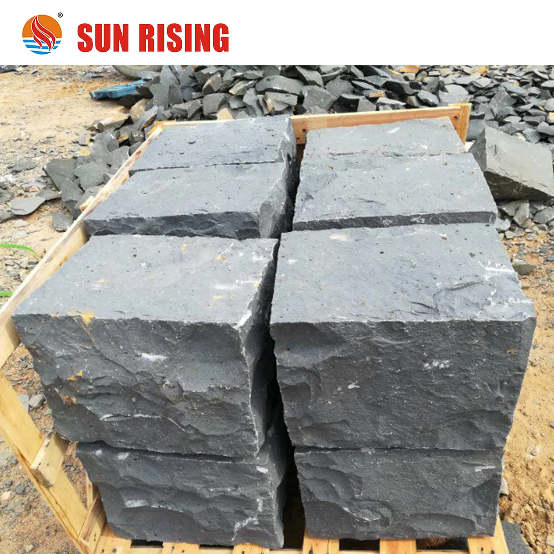 Chinese Black Basalt Block With Quarry