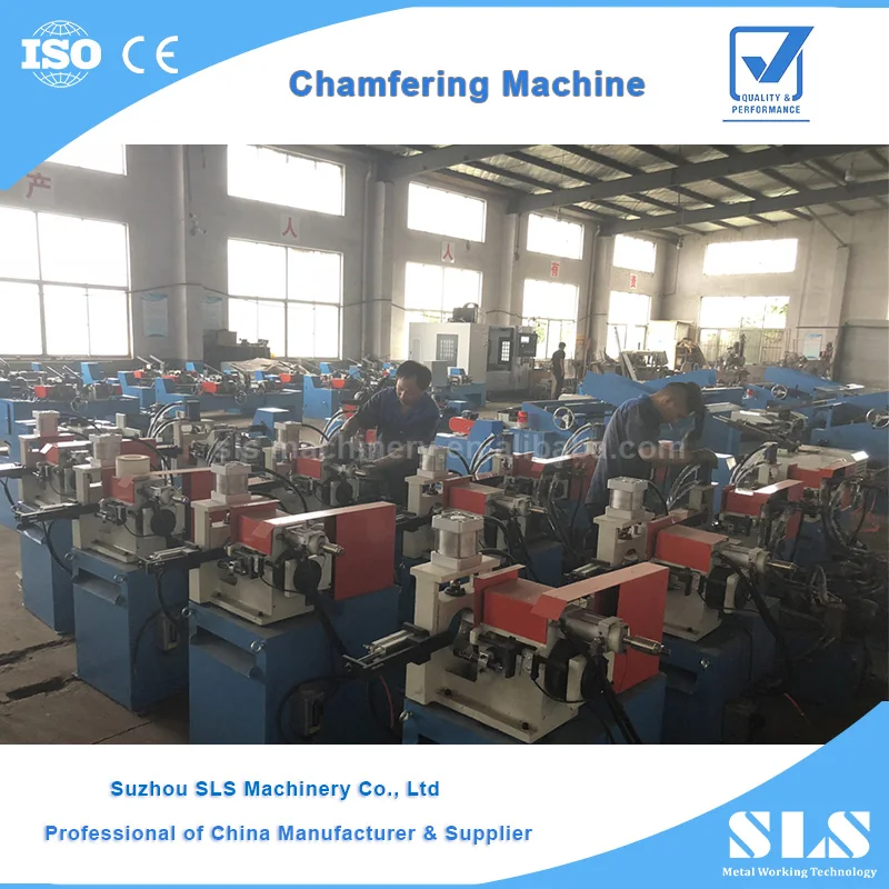 Metal Steel Tube Edge Deburring and Smoothing Chamfer Tool / Pneumatic Hydraulic Round Bar Rod Pipe End Chamfering Machine Price