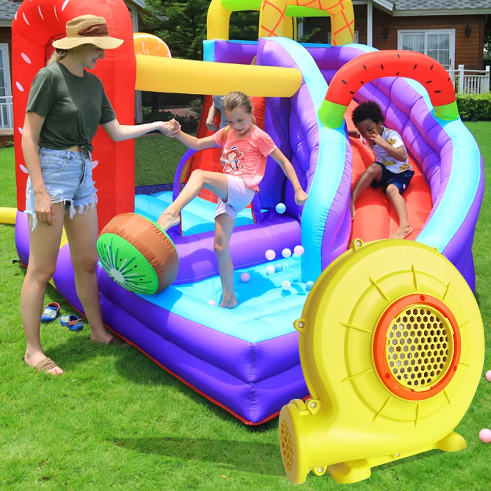 high quality fan motor and sturdy metal fan blade portable inflatable air blower for inflatables decoration