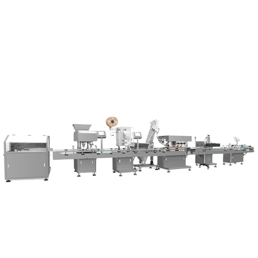 JS Automatic Production Line Pill Capsule Tablet Pharmaceutical Production Line Capsule Counting Line Machine