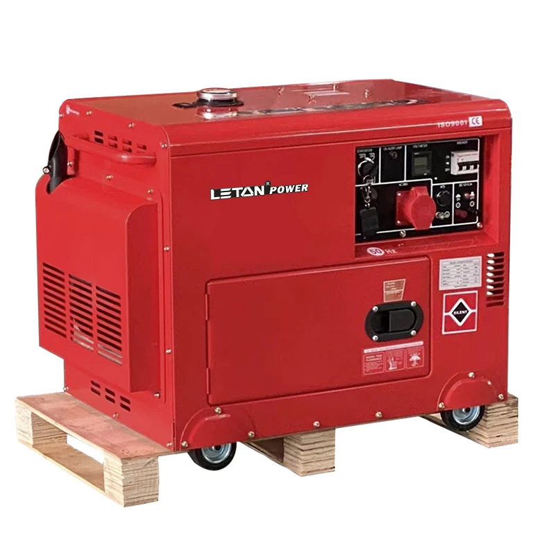 hot sale model 8.5kW 10kVA diesel generator standby generator super silent type for home use LETON diesel generator set
