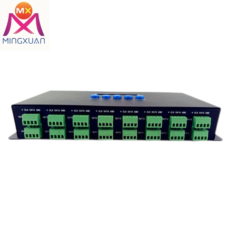 Strip Controller 16 Ports DMX Artnet 16 channels dmx512 Decoder stage console lighting project