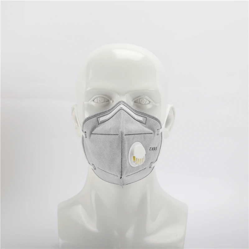 Wholesale 7-ply Disposable Activated Carbon Face Mask Protective Kn95 Mask With Valve