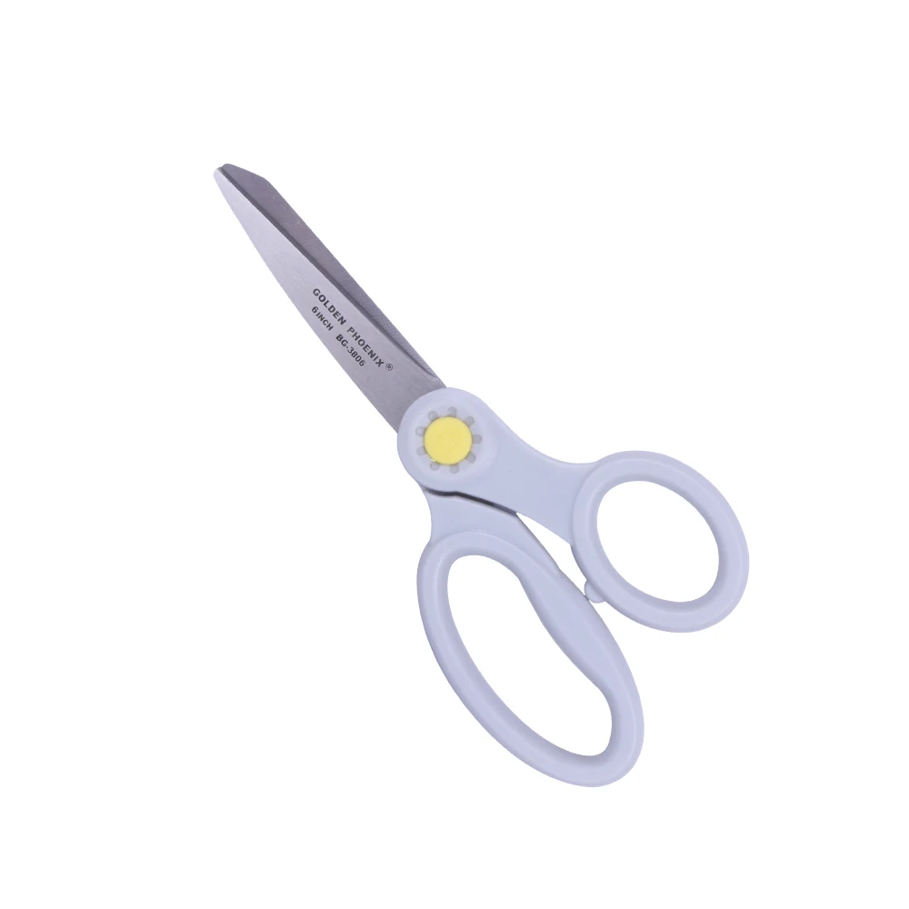 Newest 6 Inch Stainless Steel Paper Cutting Craft Scissors Office Scissors Stationery Kids Scissors