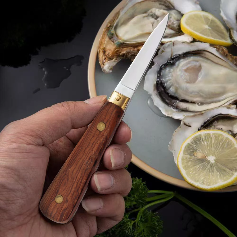 KITCHENCARE из нержавеющей стали инструмент для морепродуктов кухонный деревянный устричный нож