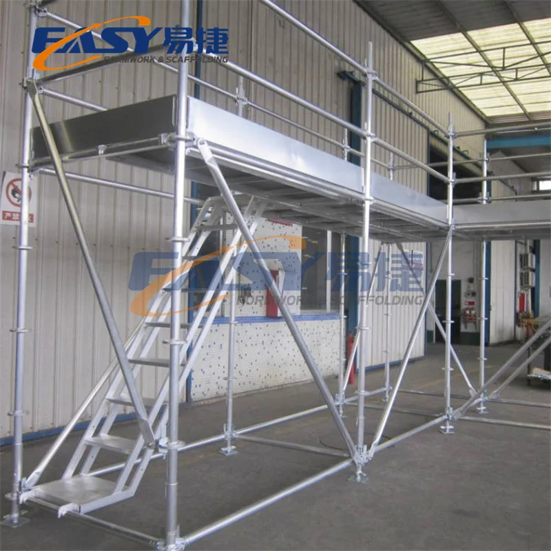 3 32M Multifunctional Strong Aluminum Scaffold Tower with Platform Sale Cover Red Sliver