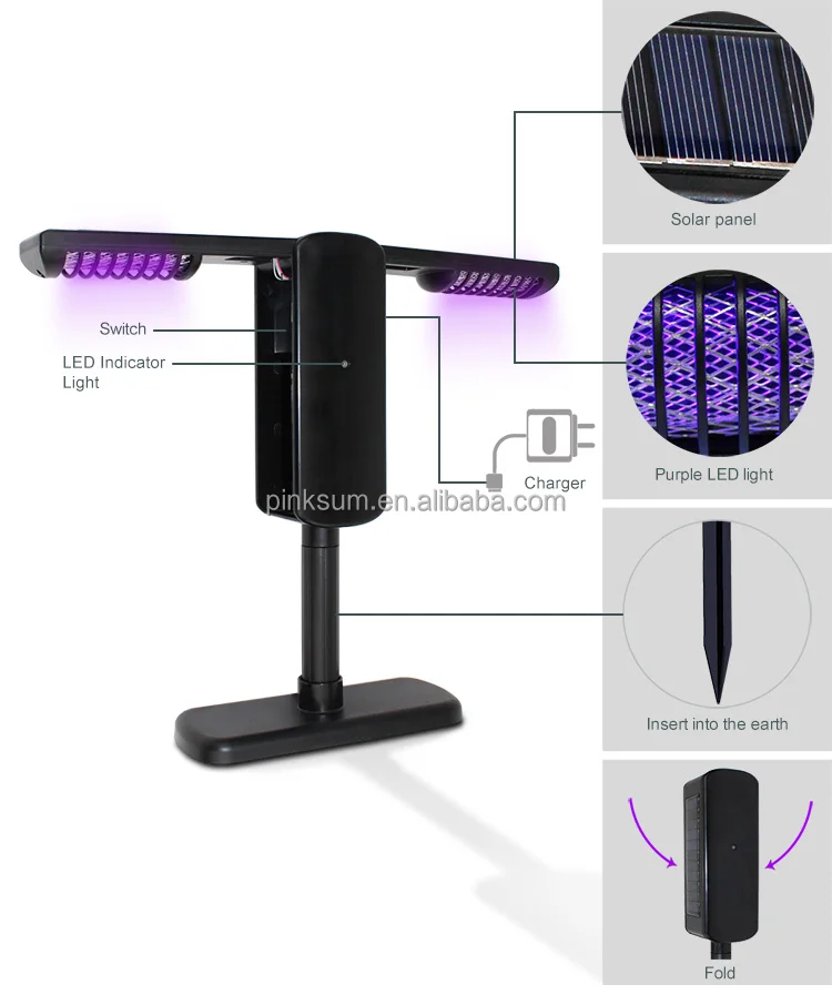 rechargeable mosquito killer led mosquito killer solar powered mosquito killer lamp outdoor