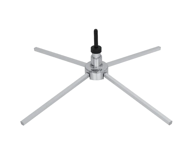 
gray aluminum matt X Base for outdoor flag FBR-1 