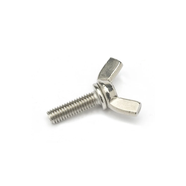2024 YUFU customized China Sunpoint Bolts Manufactures Suppliers  304  Stainless Bolt And Wing Nut Eye M5 Butterfly Toggle Bolt