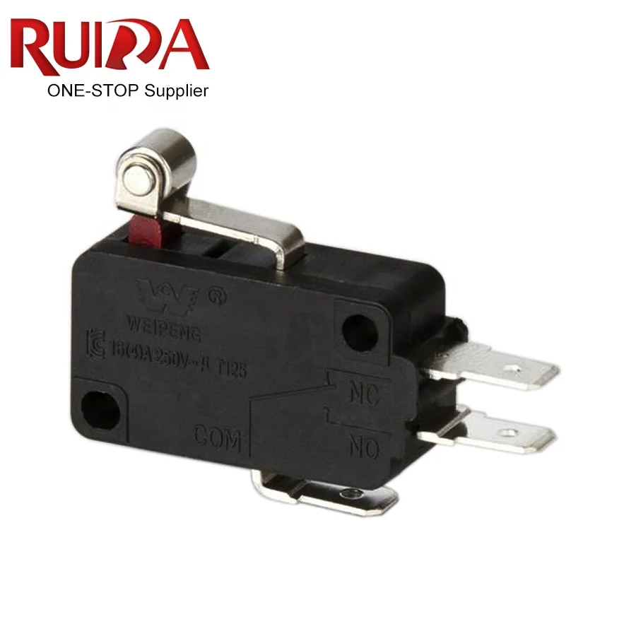  UL KC VDE Kw3a oz 3 контакта 5A/16A 10t105 микро переключатель с рычагом и металлическим