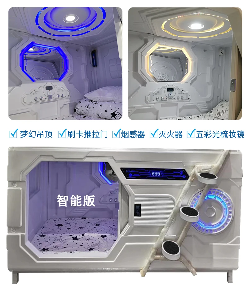 Sleeping Pod Bed Capsule Box Hotel Manufacturer Customised Style Packing Room Modern Furniture Bedroom Color Design Origin