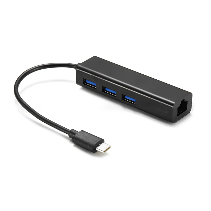 Горячая продажа Заводская поставка 4 порта USB Hub 4 в 1 TYPE-C для RJ45/USB3.0/usb c hub Mavic Air автомобильный разъем