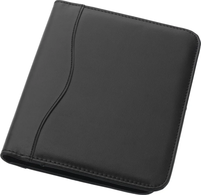 Mini Padfolio/Junior Portfolio Folder Case, Business A5 Binder Organizer Notepad for Men Women, 5 x 8 Writing Pad Included